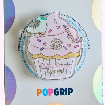 Hockey Romance Cupcake Book Kindle Reader Bookish Phone Grip