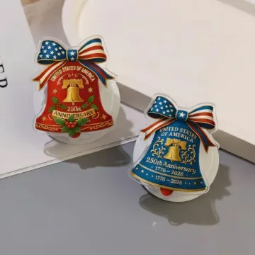USA 250th Anniversary Liberty Bell Set Patriotic American Phone Grip