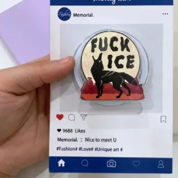 FCK ICE All Profits Go to Charity Activist Bookish Phone Grip