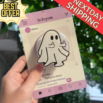 Ghost Funny Ghost Inspired Sarcastic Sassy Magnetic Phone Grip