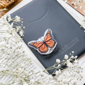 Monarch Butterfly Kindle Bookish Tech Book Lover Magnetic Phone Grip