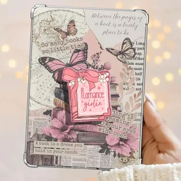 Romance Girlie Pink Coquette Bow Book Kindle Books Bookish Phone Grip