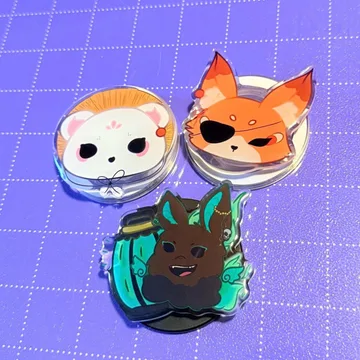 Heavenly Official Magnet Hualian Fox Ferret Qi Rong MXTX Phone Grip