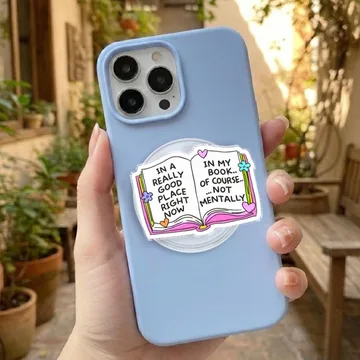 Really Good Place Funny Book Lover Literary Gift Kindle Phone Grip