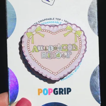 Audiobook Kindle Girly for Book Lover Bookish Magnetic Phone Grip