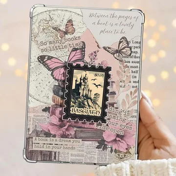 Basgiath Stamp Fourth Wing Fantasy Romance Kindle Book Phone Grip