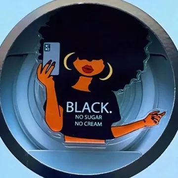 Slay Black Girl Black No Sugar No Cream Melanin Afro Phone Grip