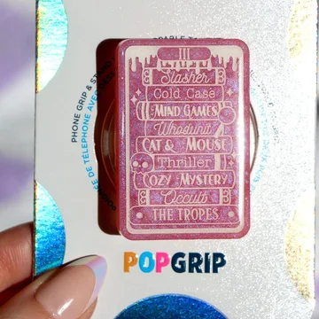 Thriller Tarot Card Pearlescent Pink Kindle Bookish Phone Grip