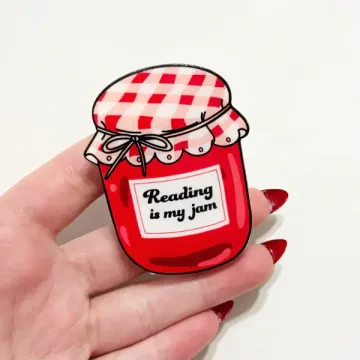 Reading Is My Jam Kindle Bookish Book Lover Magnetic Phone Grip