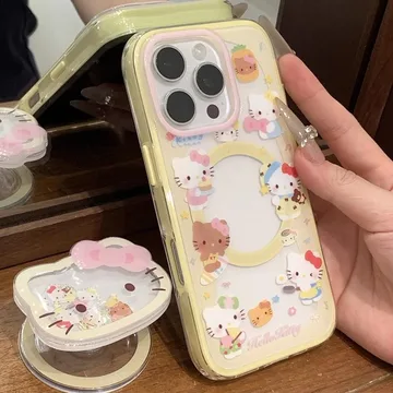 Hello Kitty with Friends Cat Kitten Disney Sanrio Phone Grip