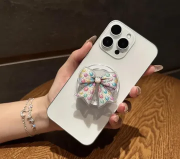 Coquette Easter Bow Ribbon Cute Trendy Stylish MagSafe Phone Grip