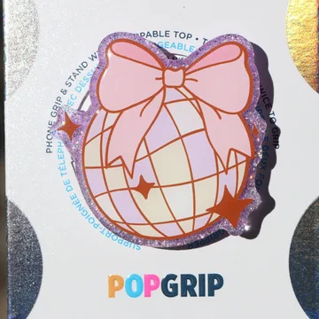 Disco Ball Bow Coquette Ribbon Cute Trendy MagSafe Phone Grip