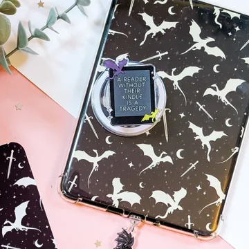 Reader Without Their Kindle Is a Tragedy Kindle Bookish Phone Grip