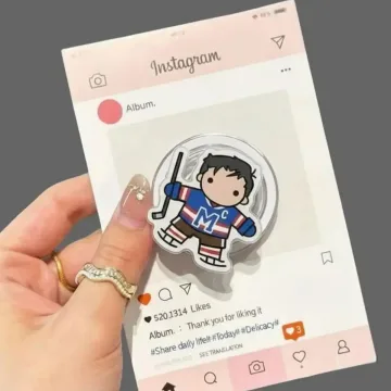 Shane and Ilya Inspired Character Magnetic Cute Trendy Phone Grip