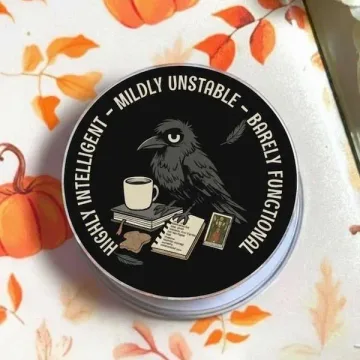 Highly Intelligent Punk Crow Magnetic Cute Trendy Phone Grip