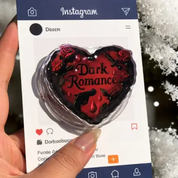 Dark Romance Kindle Bookish Cozy Reading Booktok Gift Phone Grip