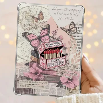 Slow Burn Book Matches Romantic Love Kindle Book Lover Phone Grip