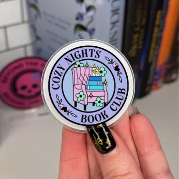 Cozy Nights Book Club Magnetic Cute Trendy Stylish Phone Grip