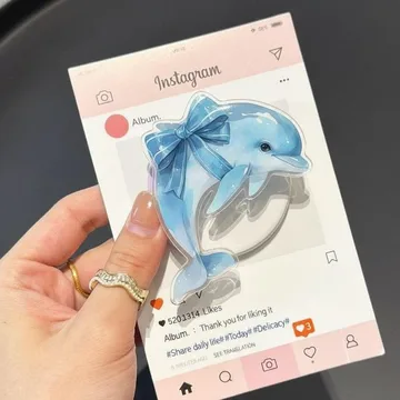 Dolphin for Gift for Animal Lovers Cute Trendy MagSafe Phone Grip