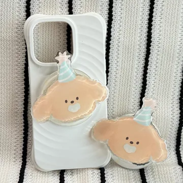 Party Dog Puppy Kawaii Birthday Golden Retriever MagSafe Phone Grip