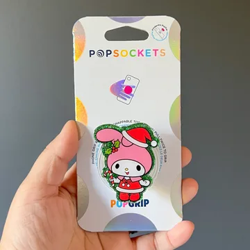 Kawaii Friends Christmas Chibi Smiley Santa Snowflake Phone Grip