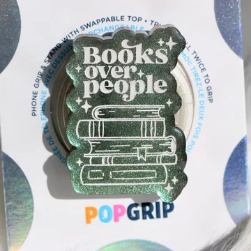 Bookish Green Brown Color Shift Kindle Book Lover Phone Grip