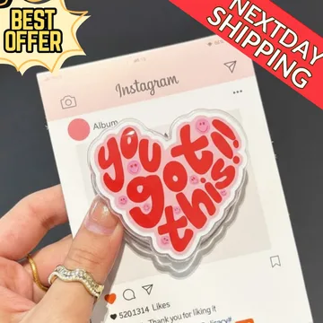 You Got This Motivational Heart Valentine Cupid Magnetic Phone Grip