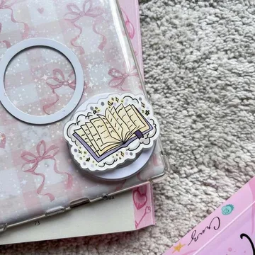Celestial Book Floating Book in Clouds Tarot Witchy Phone Grip