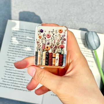 Magatic Embroidered Kindle Bookish Book Lover Magnetic Phone Grip