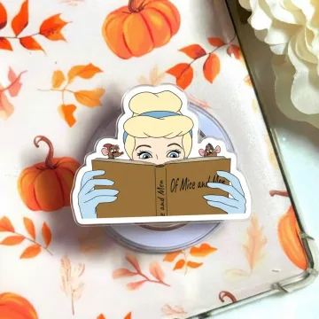 Fairytale Reader of Mice and Men Bookish Kindle Book Lover Phone Grip