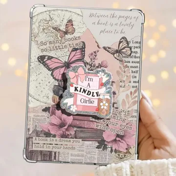 I Am a Kindle Girlie Kindle Book Lover Bookish Magnetic Phone Grip