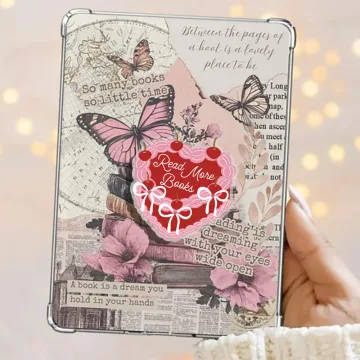 Read More Book Cherry Cake Coquette Red Heart Bow Kindle Phone Grip