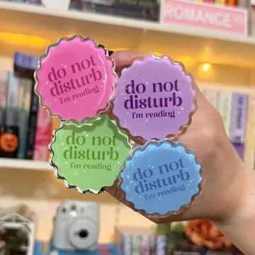 Do Not Disturb Kindle Bookish Book Lover Magnetic Phone Grip
