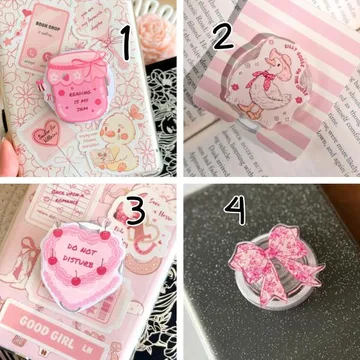 Super Pink for Comfort and Happy Vibes a Soft Girly Gift Phone Grip