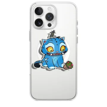 Derpy Blue Tiger and Demon Bird Kpop Hunter Anime Phone Grip
