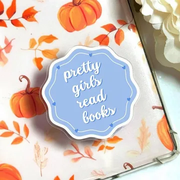 Pretty Girls Read Books Magnetic Cute Trendy Stylish Phone Grip