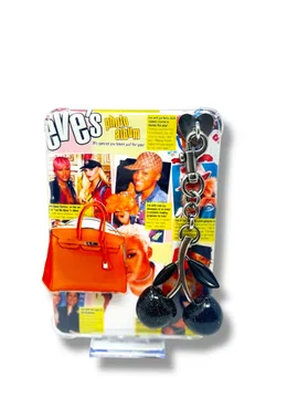 Hermès Birkin 25 in Orange H Togo Magnetic Cute Trendy Phone Grip