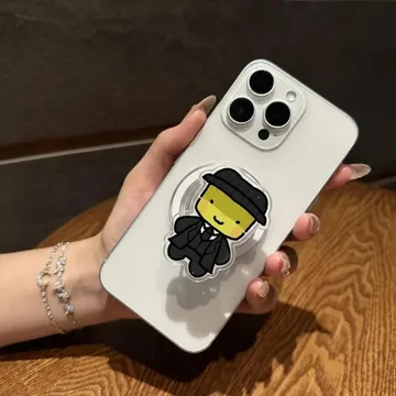 Mafioso Chibi Character Kawaii Smiley Cute MagSafe Phone Grip