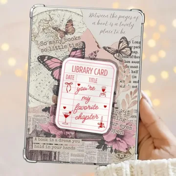 Library Card You Re My Favorite Chapter Kindle Book Stack Phone Grip