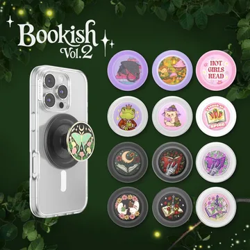 Bookish Popgrip Kindle Book Lover Cute Trendy MagSafe Phone Grip