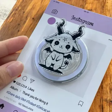 Bat Wing Goat Cartoon Character Cute Trendy MagSafe Phone Grip