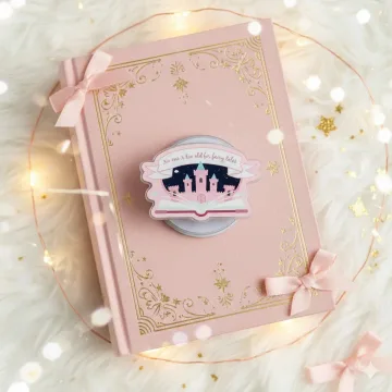 Enchanted Pink Castle Fairytale No One Is Too Old Phone Grip