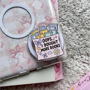Oops I Bought More Books Book Tote Funny Reader MagSafe Phone Grip