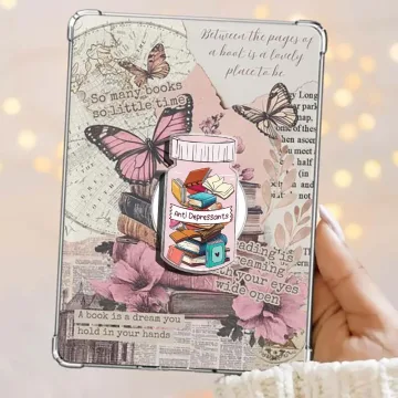 Anti Depressants Book Pill Jar Kindle Bookish Book Lover Phone Grip