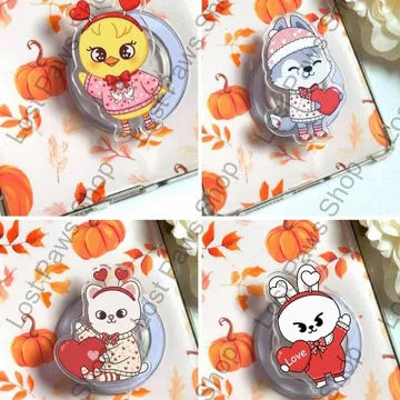 K POP Gift for Valentine Cupid Heart Cute MagSafe Phone Grip