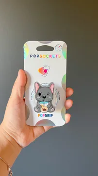 Frenchie Boba Coffee Matcha Magnetic Cute Trendy Stylish Phone Grip