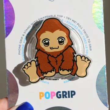 Bigfoot Kindle Sparkly Bookish Book Lover MagSafe Phone Grip
