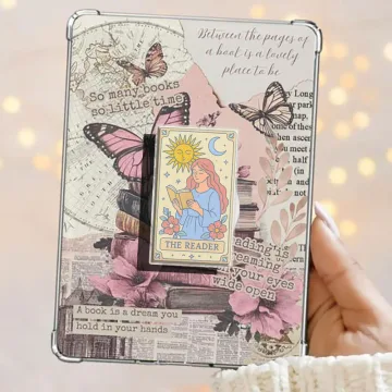 Reader Sun Moon Tarot Inspired for Book Lovers Kindle Book Phone Grip