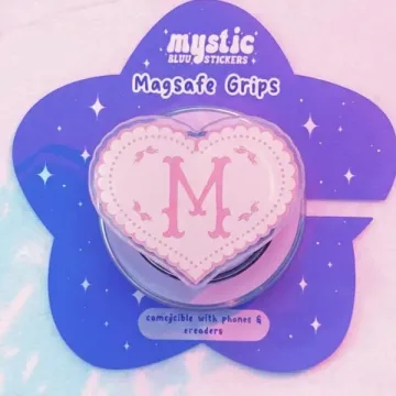 Heart Shape Monogram Valentine Cupid Cute MagSafe Phone Grip