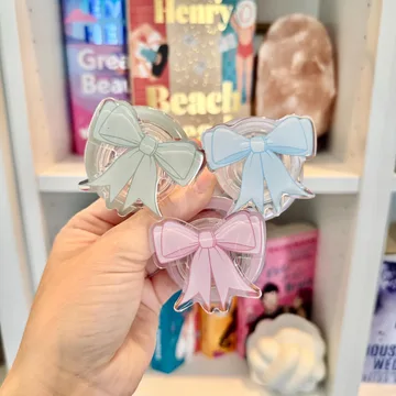 Coquette Pastel Ribbon Bow Kindle Soft High MagSafe Phone Grip